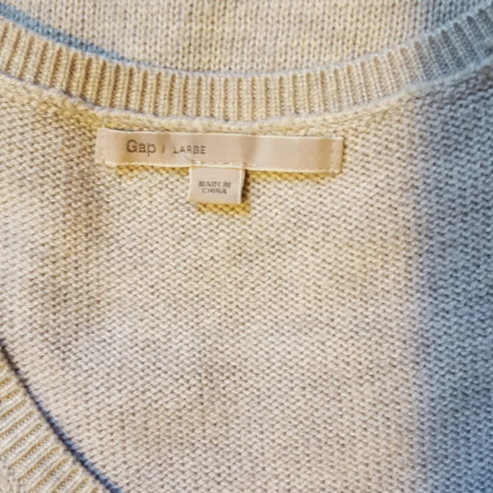 Gap Short Sleeve Wool Blend Sweater Sz L
